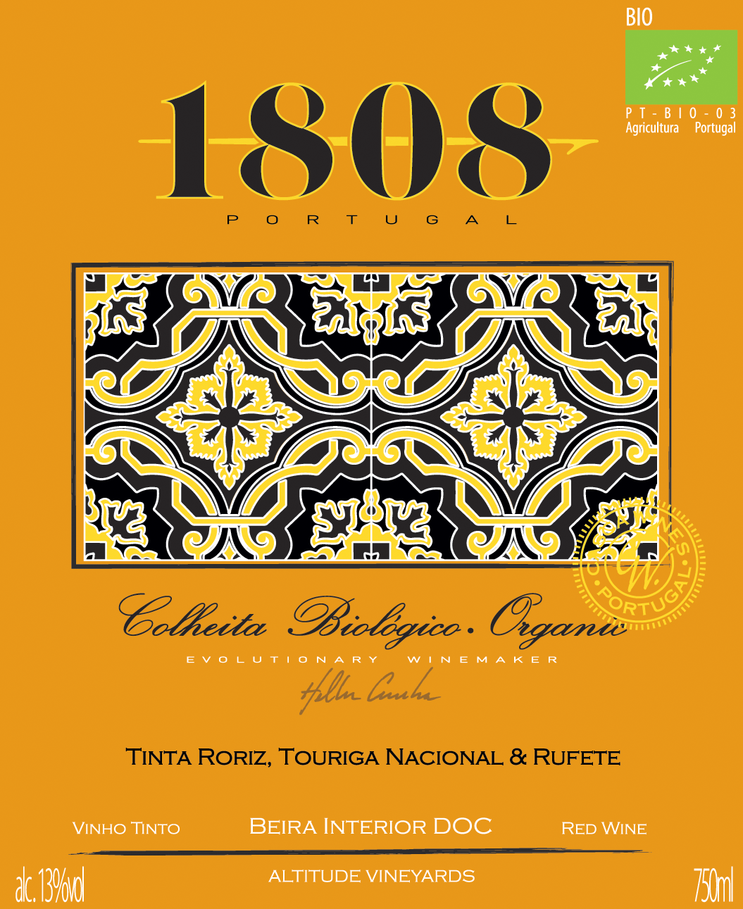 1808 Colheita Beira Interior Doc Red 2019 From Portugal Winner Of