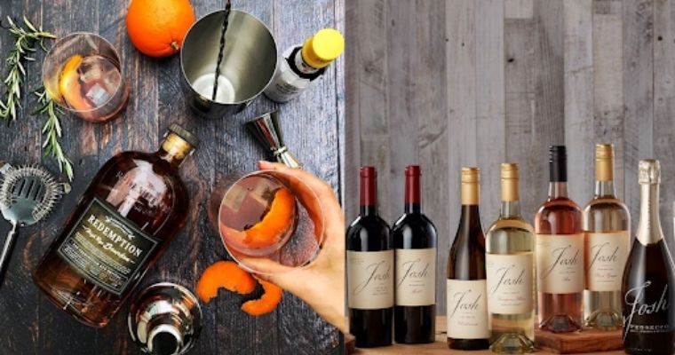 Redemption Whiskey and Josh Cellars Wines