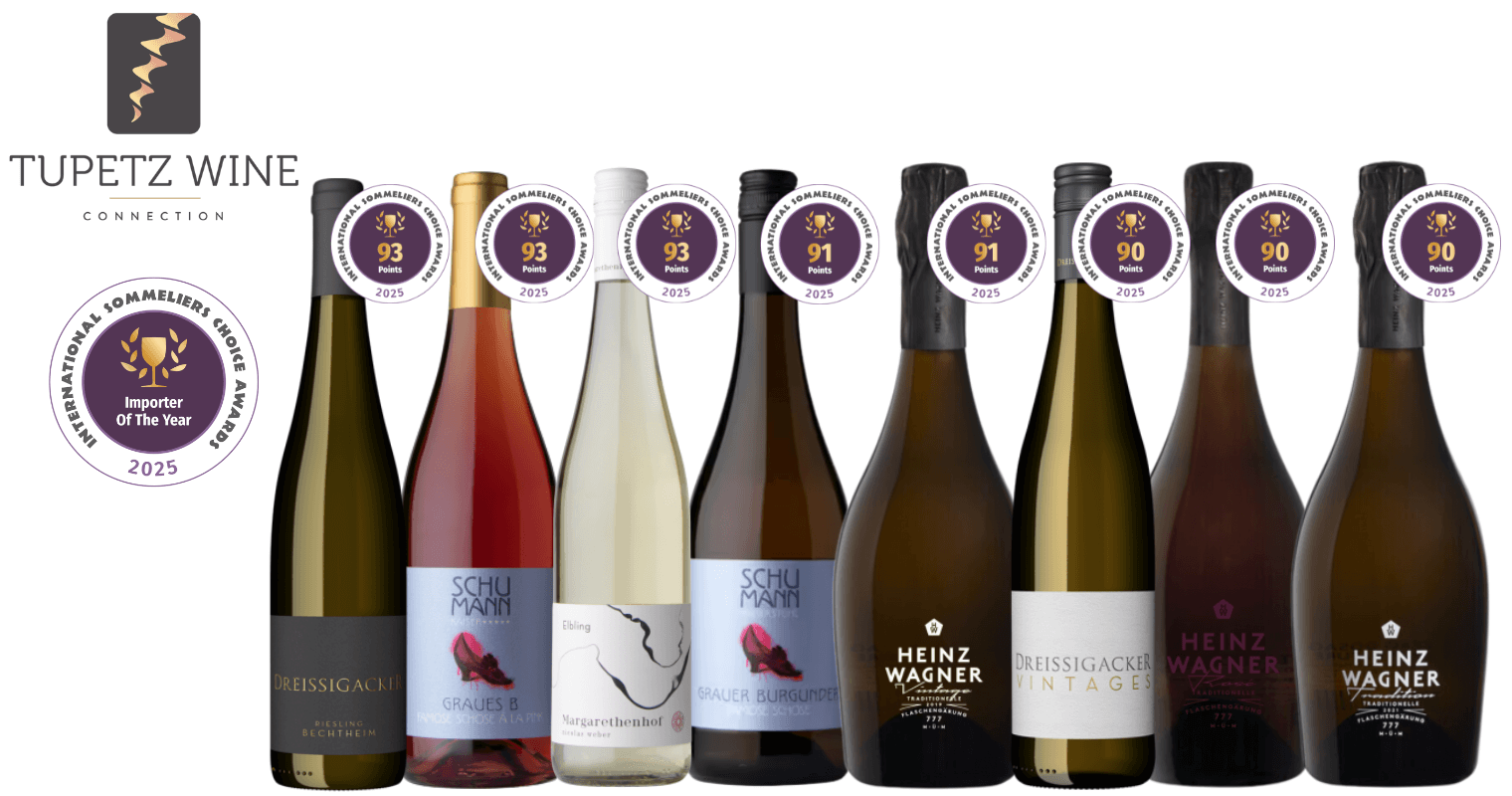 Winning wines from Tupetz Wine Connection