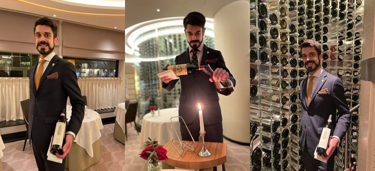 Photo for: Daniele Chelo - Head Sommelier at Pétrus by Gordon Ramsay