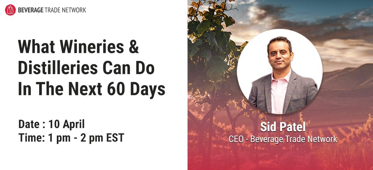 Photo for: COVID 19: What Wineries and Distilleries Can Do In The Next 60 Days.