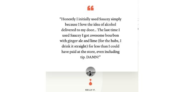 Saucey, customer review