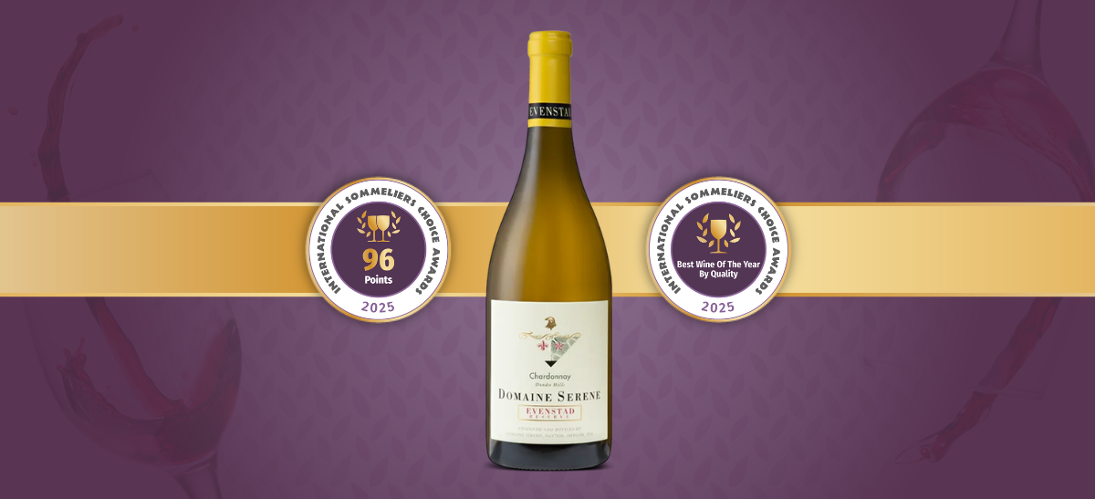Photo for: Oregon’s 2022 Domaine Serene Chardonnay Wins Best Wine by Quality at 2025 Sommeliers Choice Awards