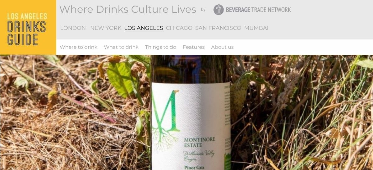 Photo for: Montinore Estate’s Pinot Gris crowned best of 2021