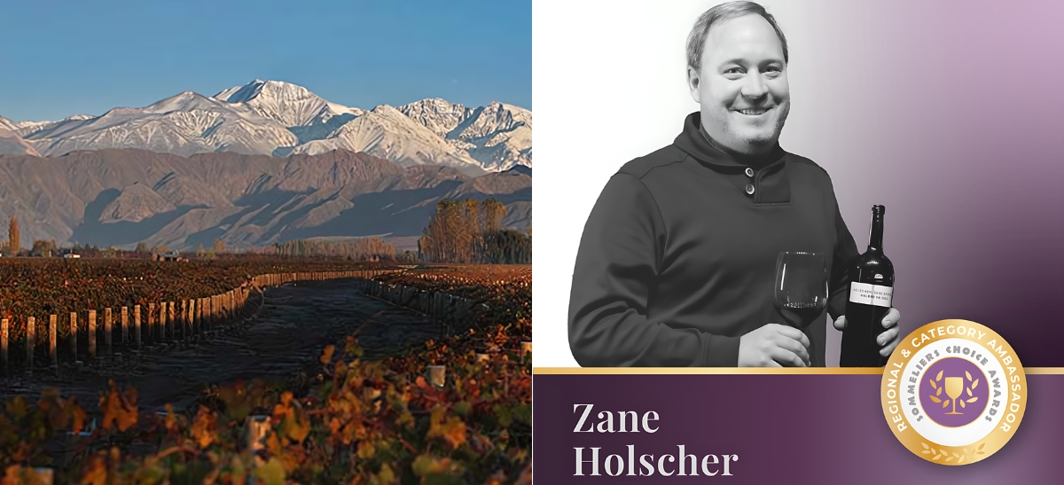 Photo for: Sommeliers Choice Awards 2025 Welcomes Zane Holscher as Region Ambassador for Argentina