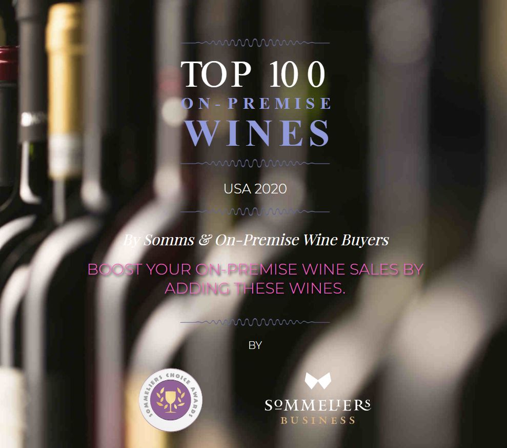 Top 100 winners at SCA will be included in the Top 100 OnPremise wines