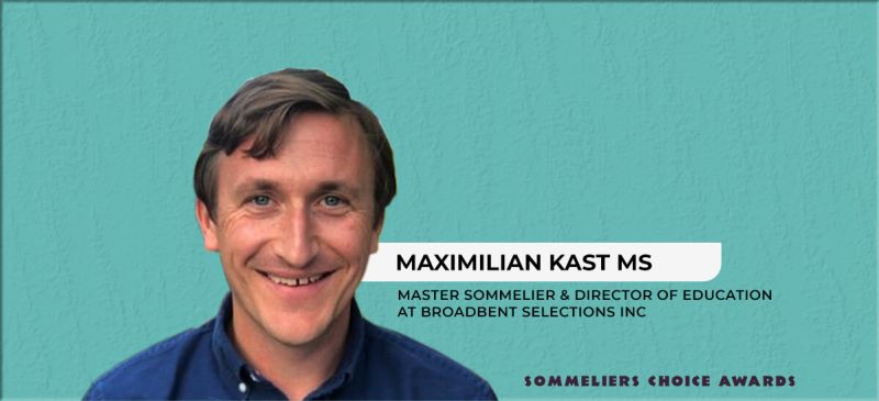 Photo for: Maximilian Kast MS Joins Sommeliers Choice Awards Judging Panel