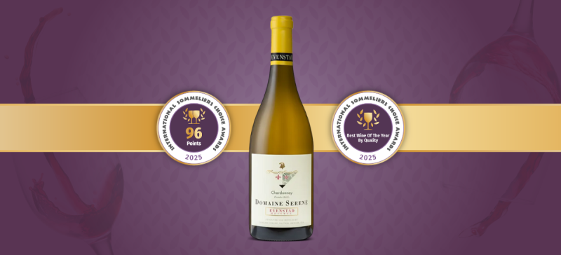 Photo for: Oregon’s 2022 Domaine Serene Chardonnay Wins Best Wine by Quality at 2025 Sommeliers Choice Awards