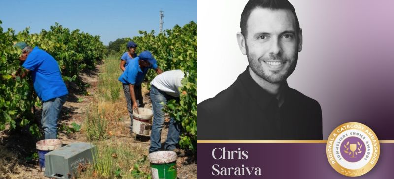 Photo for: Sommeliers Choice Awards 2025 Welcomes Chris Saraiva as Ambassador for Portuguese Wines