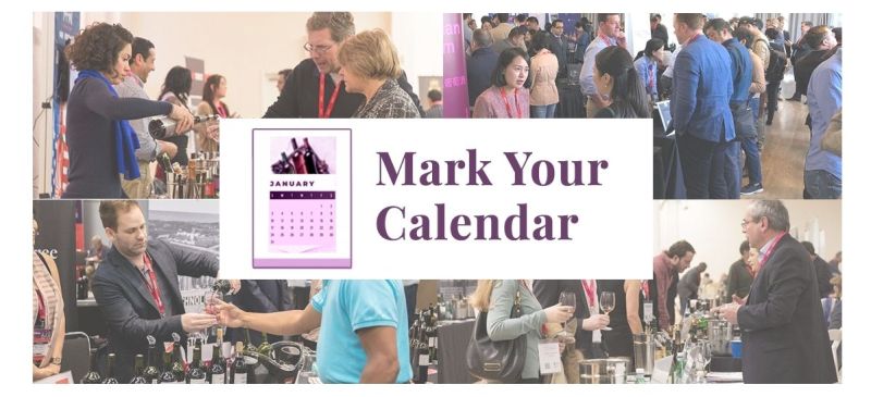Photo for: USA Wine Trade Show Calendar 2021