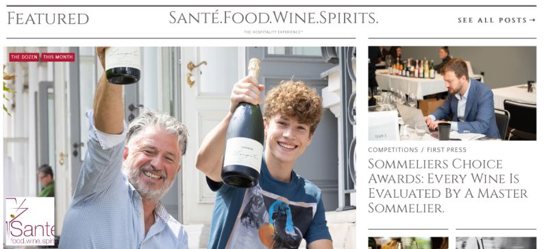 Photo for: Sommeliers Choice Awards Announces Press Partnership with Santé Magazine