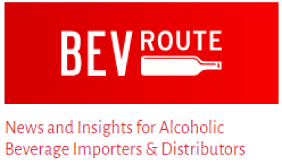 Logo for:  BevRoute Magazine