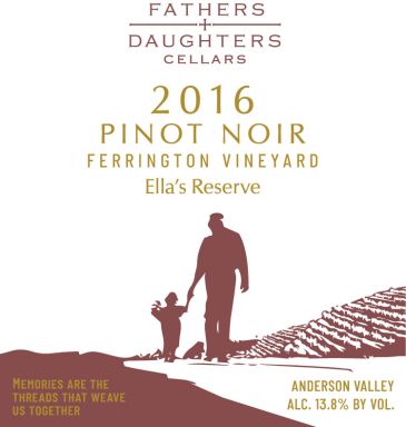 Logo for: 2016 ELLA’S RESERVE PINOT NOIR