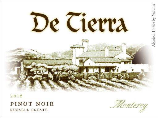 Logo for: De Tierra Monterey Syrah