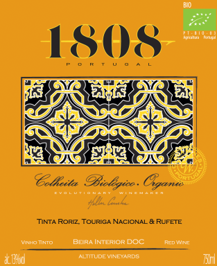 Logo for: 1808 Colheita Beira Interior Doc Red 2019