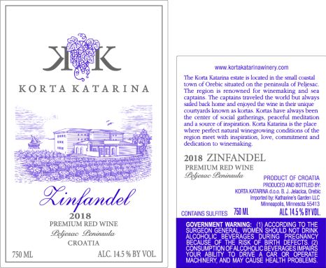 Logo for: Korta Katarina Zinfandel