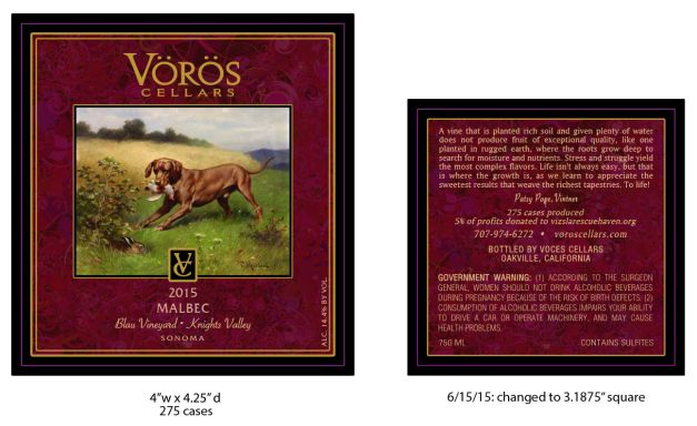 Logo for: Vörös Cellars