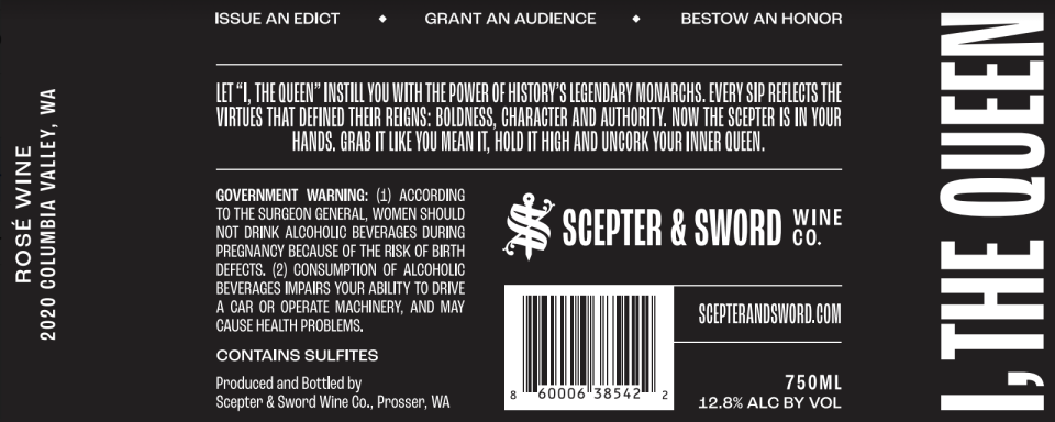 Logo for: I, THE QUEEN Rose 