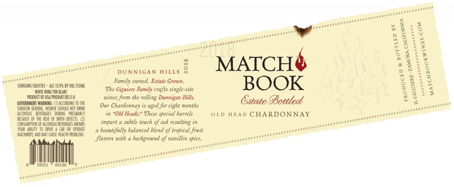 Logo for: Matchbook/Old Head Chardonnay