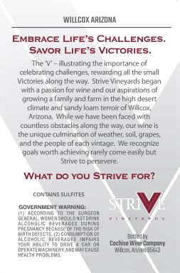 Logo for: Strive Vineyards- Fortè