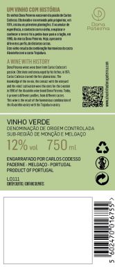 Logo for: Dona Paterna Alvarinho Trajadura