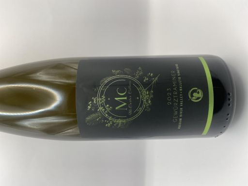 Logo for: McCarter Cellars Gewurztraminer Balleto vineyard
