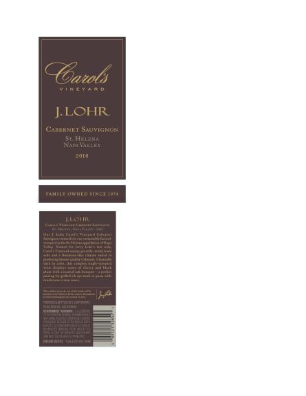 Photo for: Carol's Vineyard Cabernet Sauvignon