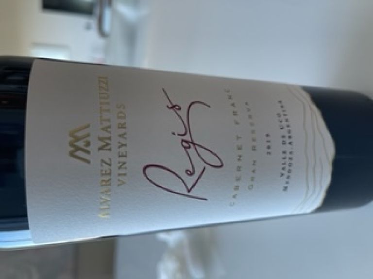 Photo for: Regis Cabernet Franc Gran Reserva 2019