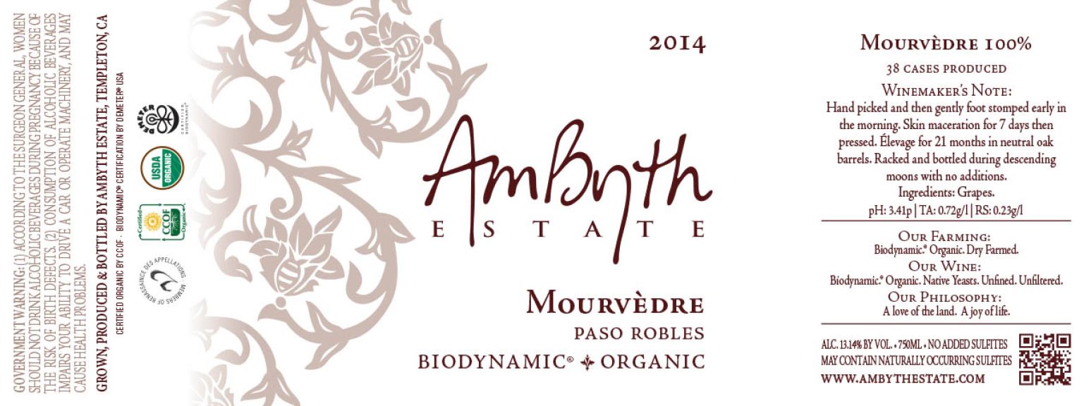 Photo for: 2014 Mourvedre