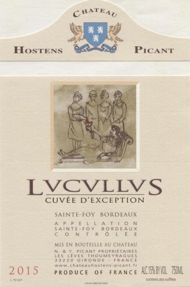 Photo for: Château Hostens-Picant Cuvée d'Exception Lucullus