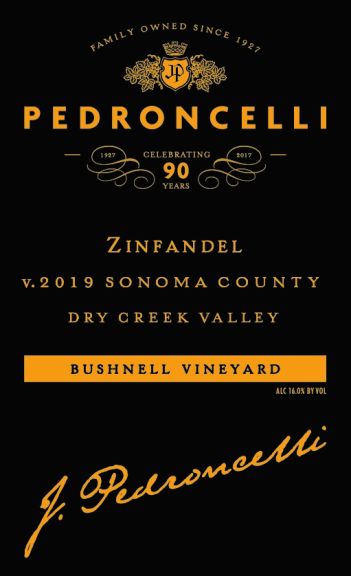 Photo for: Pedroncelli Bushnell Vineyard Zinfandel
