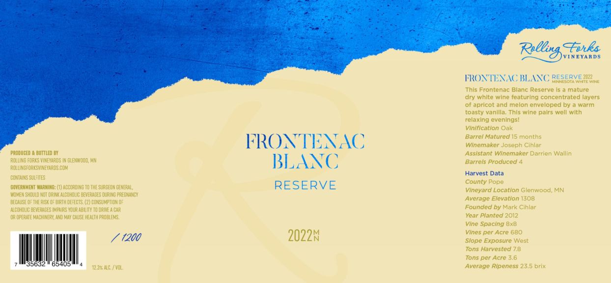 Photo for: Frontenac blanc  Reserve