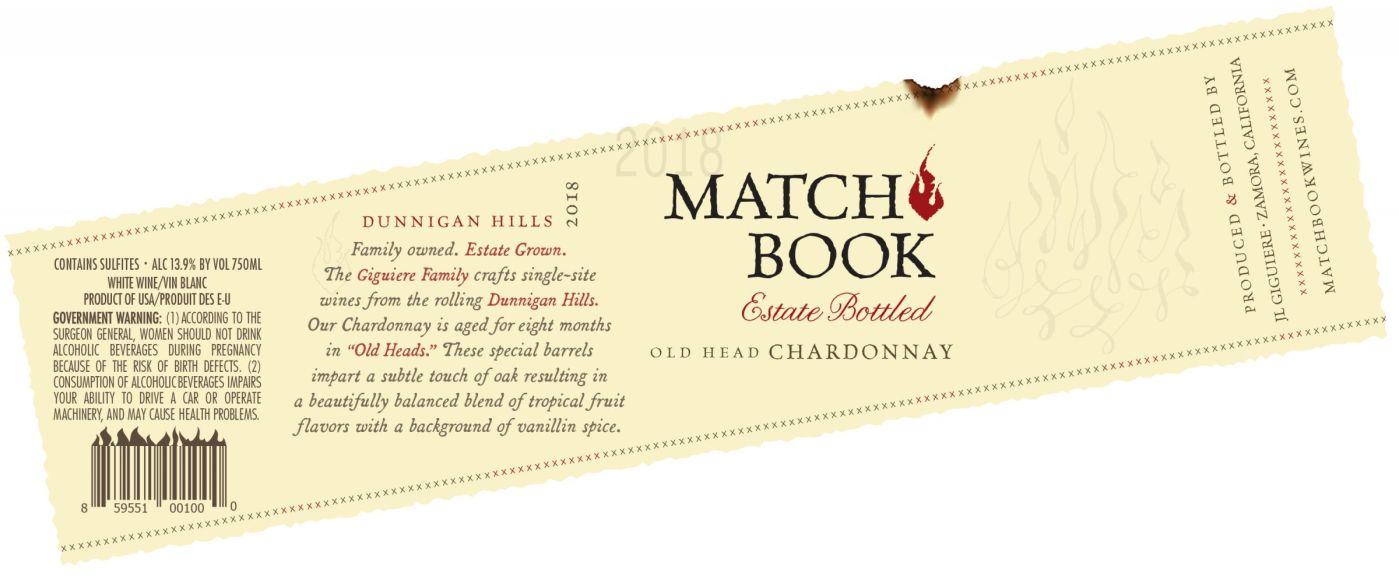 Photo for: Matchbook/Old Head Chardonnay