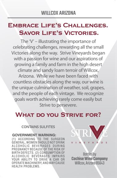 Photo for: Strive Vineyards- Fortè