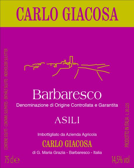 Photo for: Barbaresco Asili DOCG