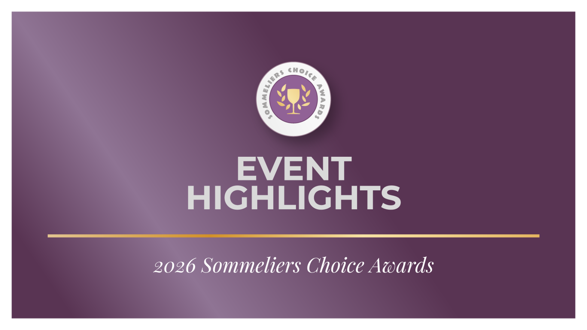 Photo for: 2026 Sommeliers Choice Awards